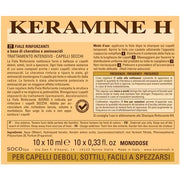 KERAMINE H Ivory Vials for Dry-Fine Hair - Haircare