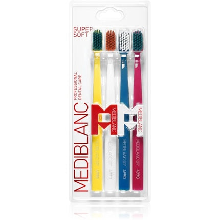 MEDIBLANC Super Soft Toothbrush 4 brushes