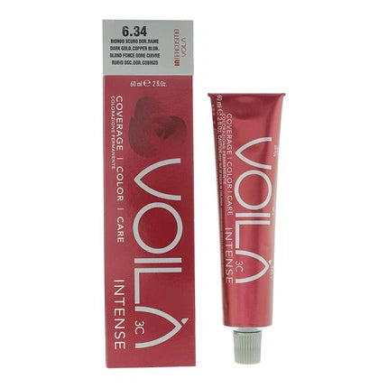 Intercosmo Voila 3c 6.34 Dark Golden Copper Blonde Hair Colour For Women