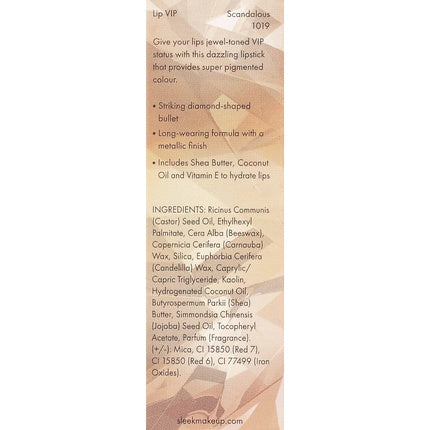 Sleek Makeup Lip VIP Scandalous 4g