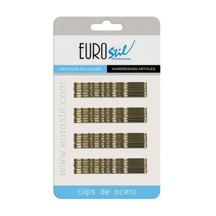 Eurostil Bronze Clips Ondina 70mm Pack Of 24