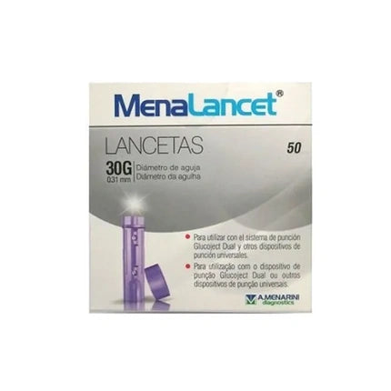 Menarini Menalancet 30g 50 Lancets