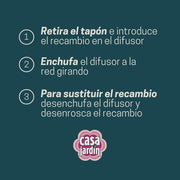 Casa Jardín Electric Diffuser Essential Oil with Citronella Up to 45 Nights 32ml