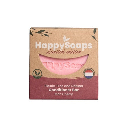 Happypsoaps Conditioner Bar Mon Cherry - A Natural Hair Conditioner Bar For Soft And Manageable Hair