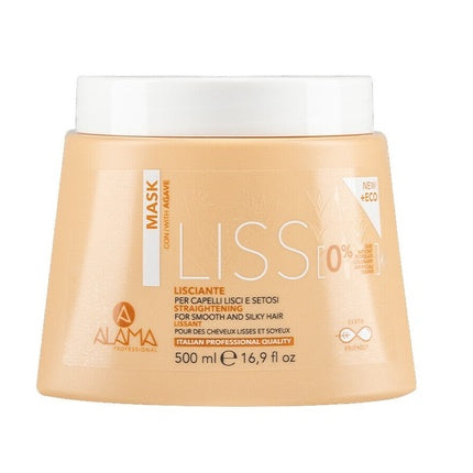 Alama Liss Straightening Hair Mask For Smooth And Silky Hair - 500ml
