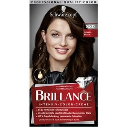 Schwarzkopf Brillance Intensive Color Creme Dark Brown 880