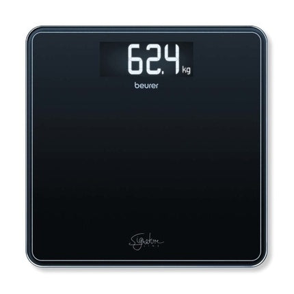 Beurer Gs 400 Bathroom Scale Glass Black 5 Year Warranty