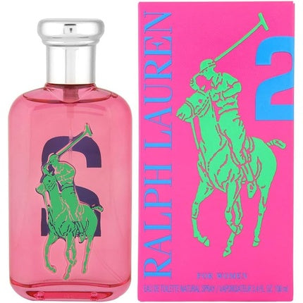 Ralph Lauren Big Pony 2 for Women Eau De Toilette Perfume 100ml 3.4 Oz  Spray Pink