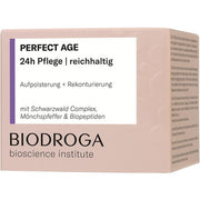 Biodroga Firming Anti-Ageing Skin Care 24 Hour Care Rich 50ml - Vegan Face Moisturising Cream Anti-Wrinkle Bioscience Institute