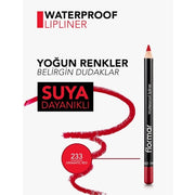 Flormar Waterproof Lipliner for Women 233 Dramatic Red