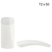 Xanitalia Pro Xan Pro Natural Square Tips With Long Band T2 - 50 Pieces