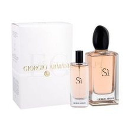 Armani Si Gift Set Eau De Parfum 100 Ml And Eau De Parfum 15 Ml
