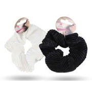 Setablu Scrunchies Flower Bianconero