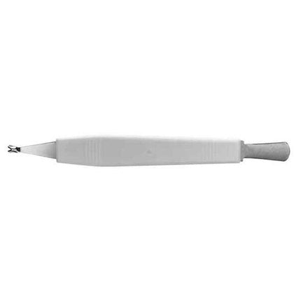 Eurostil White Cuticle Nipper 1 Unit Essential Nail Care Tool