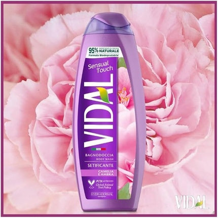Vidal Body Wash Camellia & Amber 500ml