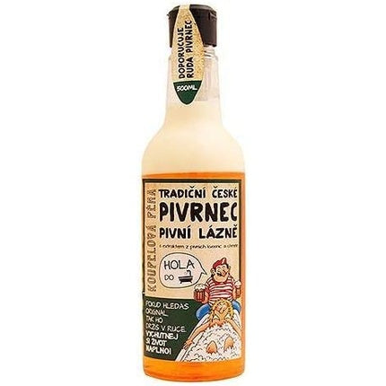 Beer Two-Component Bath Foam 500ml - Dark Pivrnec Czech Beer Spa