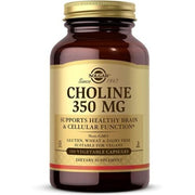Solgar Choline 350mg Healthy Liver Function Supports Fat Metabolism 100 Vegetable Capsules