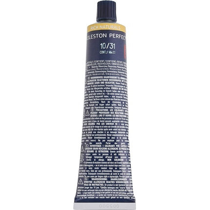 Wella Koleston Perfect Me+ 10/31 Blond Gold Ashe Hair Color 60ml