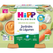 Hipp Organic Flower Box for Vegetables Pots 2 x 190g - Pack of 2