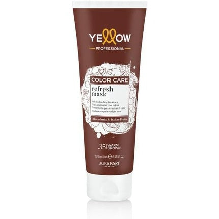 Alfaparf Milano Yellow Color Care Refresh Mask 35 Warm Brown Treatment