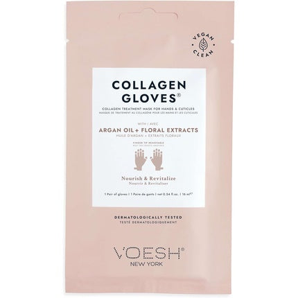 Voesh New York Collagen Gloves with Argan Oil & Aloe Vera Extracts 16ml