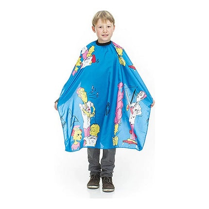 Xanitalia Pro Cape Cut Polyester for Kids Blue 83 x 125 cm