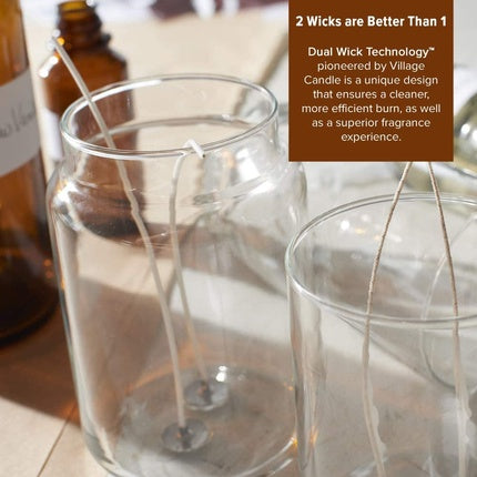 Village Candle Christmas Spice Scented Jar Candle, 473ml, Medium Medium