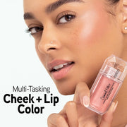 Physicians Formula Mineral Wear Diamond Filler Cheek and Lip Color Lip and Cheek Tint with Serum-to-Cream Multi-Use Plumping Formula Enriched with Vitamin E Brilliant Peach