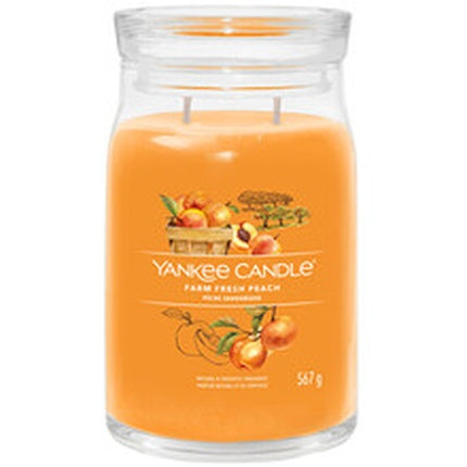 Yankee Candle Farm Fresh Peach Signature Candle