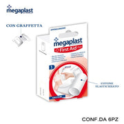 Megaplast First Aid Bandages 4cm X 6cm - Pack Of 6