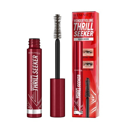 Rimmel Wonder Volume Thrill Seeker Mascara In Black Brown, 8ml