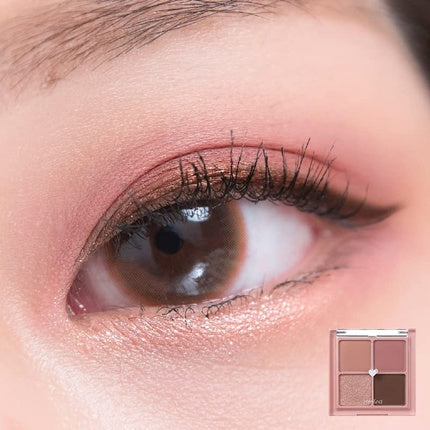 rom&nd Better than Eyes 4 Color Mini Palette 02 Dry Rose