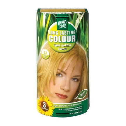 Hennaplus Lasting 832 Light Golden Blond Hair Color