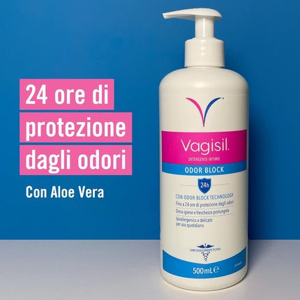 Vagisil Odor Block Intimate Cleanser for Women with Aloe Vera 500ml