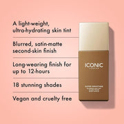 Iconic London Super Smoother Blurring Skin Tint Light to Medium Coverage