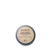 INIKA Organic Mineral Powder Foundation with SPF 25 Vegan Makeup Buildable Coverage Flawless Radiance Glow Blemish Coverage Cruelty Free Sustainable Packaging Strength 8g 0.28 Ounce