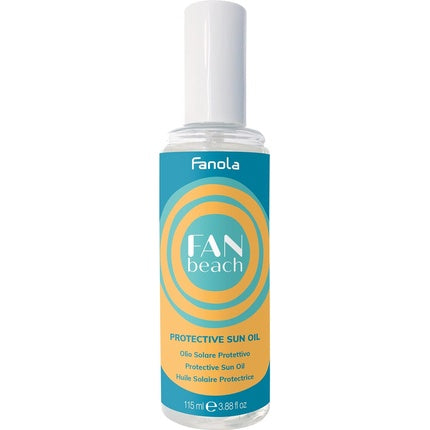 Fanola Fanbeach Protective SunOil Sunscreen Oil for Skin and Hair 115ml