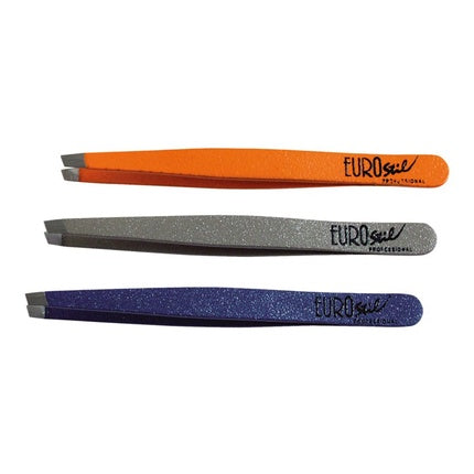 Eurostil Medium 8cm Tweezers Colors 1 Unit