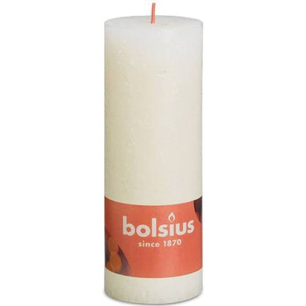 Bolsius Rustik Cheroot Candle 190x68 Ivory
