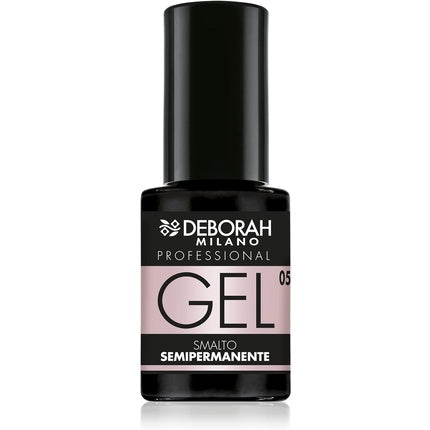 Deborah Milano Professional Semi-Permanent Nail Polish 05 Cashmere Pink Plumping Effect Long Lasting 4.5ml