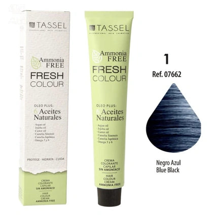 Eurostil Fresh Colour Ammoniafree Hair Color Cream Black