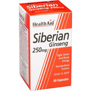 HealthAid Siberian Ginseng 250mg 30 Capsules