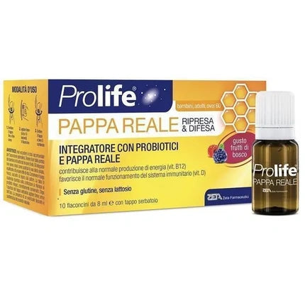 Zeta Farmaceutici Prolife Royal Jelly 10 Bottles Of 8 Milliliters