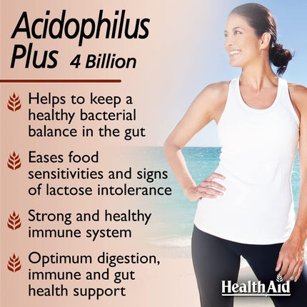 HealthAid Acidophilus Plus 4 Billion Verica's Capsules
