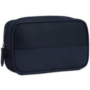 Burberry Textile Makeup Bag In Dark Blue