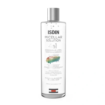 Isdin Micellar Solution 400ml 4 In 1 Removes Makeup Cleanses Tones And Hydrates