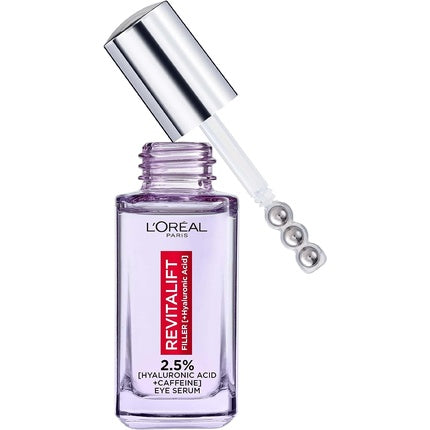L'Oréal Paris Hyaluronic Acid and Caffeine Eye Serum Revitalift Filler 20ml