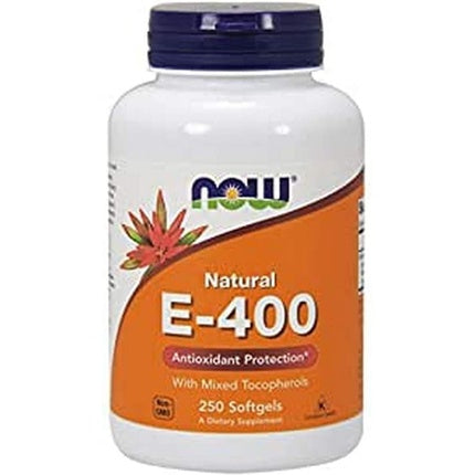 NOW Vitamin E-400 Mix Tocopherol 250 Softgels