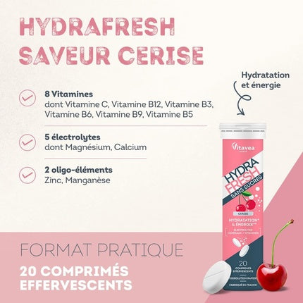Hydrafresh Effervescent Hydration Tablets with Magnesium and Electrolytes