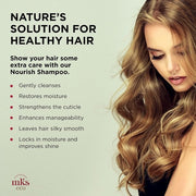 Earthly Body MKS eco Nourish Shampoo Cleanses Strengthens Repairs Ideal for Fine Hair Safe for Color Treated Hair Moroccan Argan Oil Hemp Seed Oil Vegan Cruelty Free Isle of You 10 Ounce